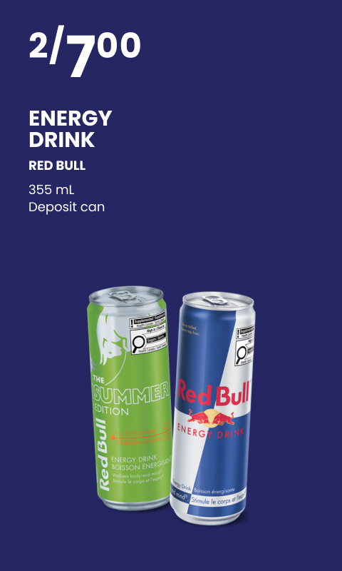 Energy drink redbull