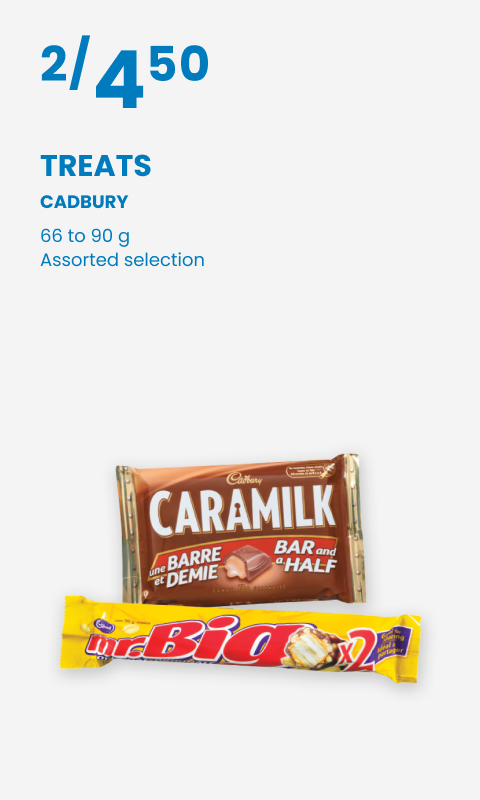 Cadbury treats caramilk