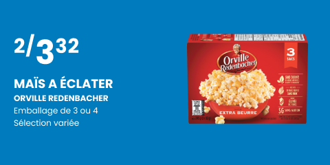 Mais a eclater orville redenbacher